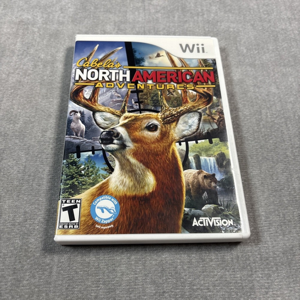 Cabela's North American Adventures - Nintendo Wii Game With Manual- Rated Teen